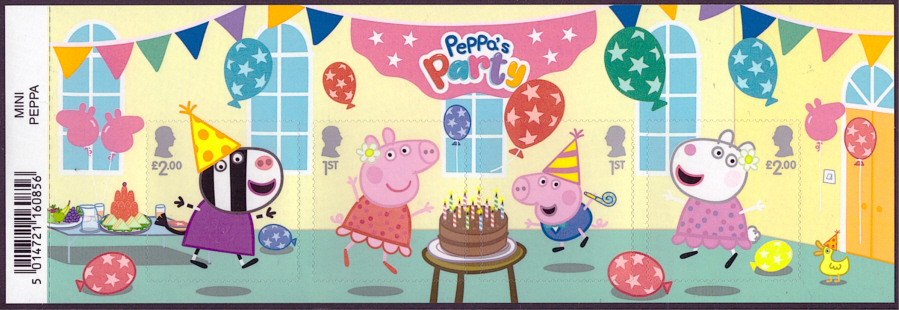 (image for) MS(TBC) 2024 Peppa Pig barcoded miniature sheet